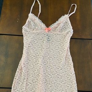 Victoria Secret Light Pink Lace Night Gown